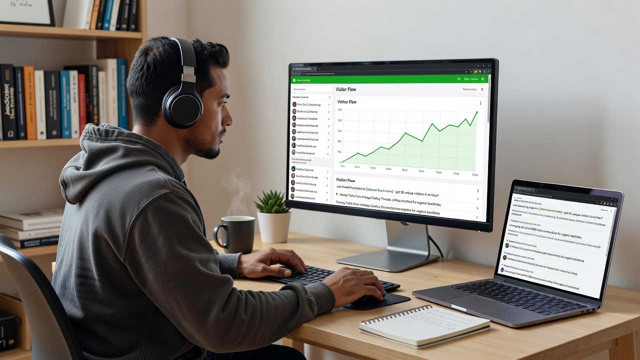 Solo Entrepreneurs Use Niche Forums to Drive Consistent Traffic to Personal Web Projects